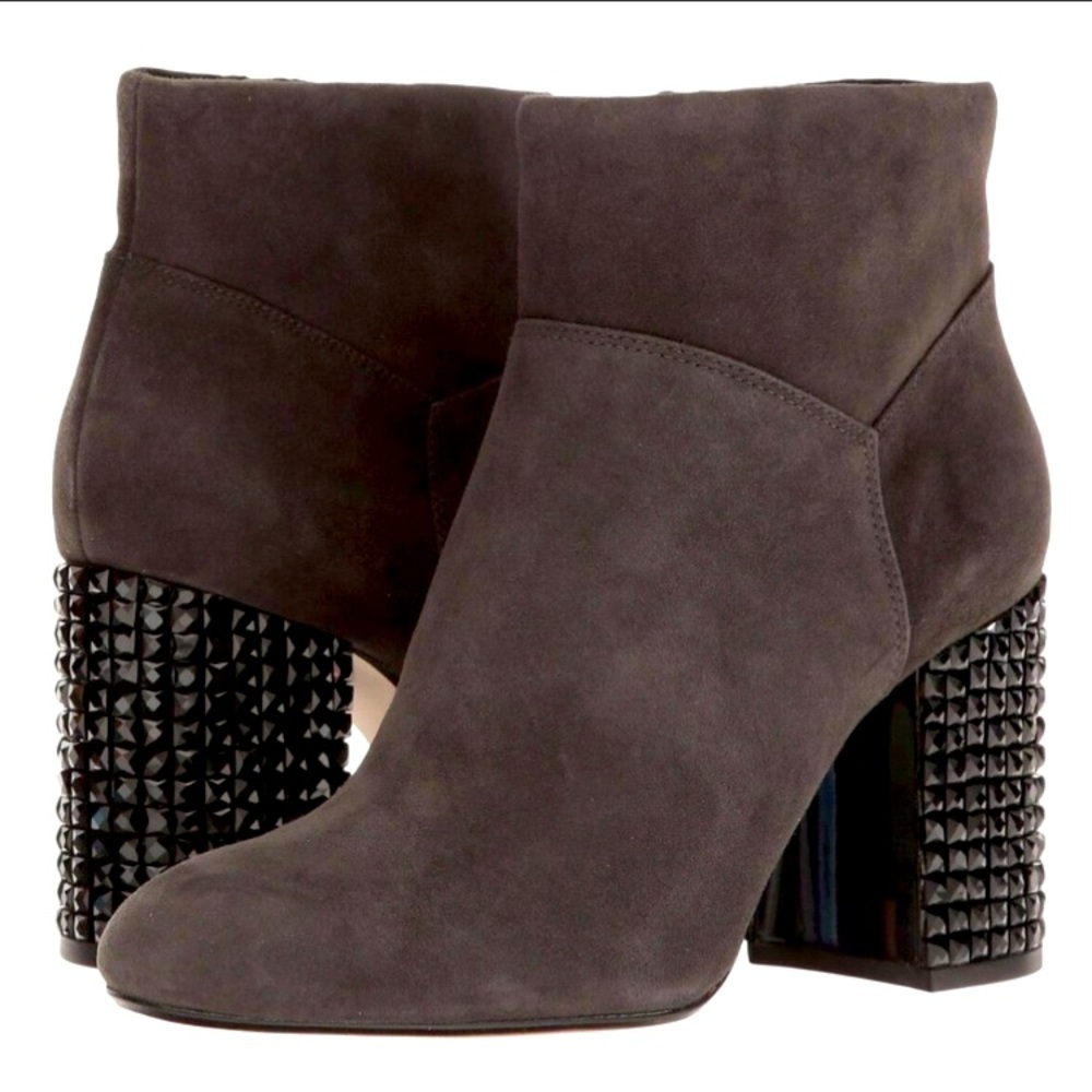 Michael Kors Grey Arabella Booties Size 9